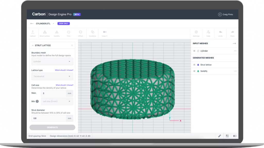 progettazione 3d e modellazione 3d carbon-design