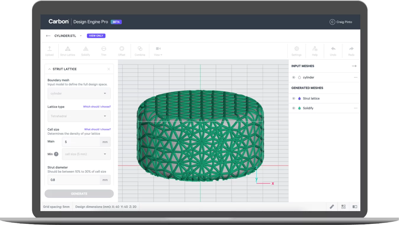 progettazione 3d e modellazione 3d carbon-design