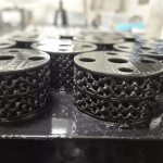 Marine 3D printing: 3D damper after print image