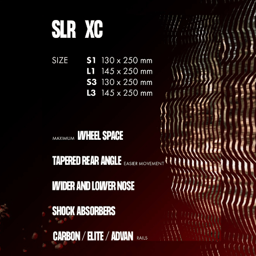3D Printed Saddle Padding SLR XC product tech specification